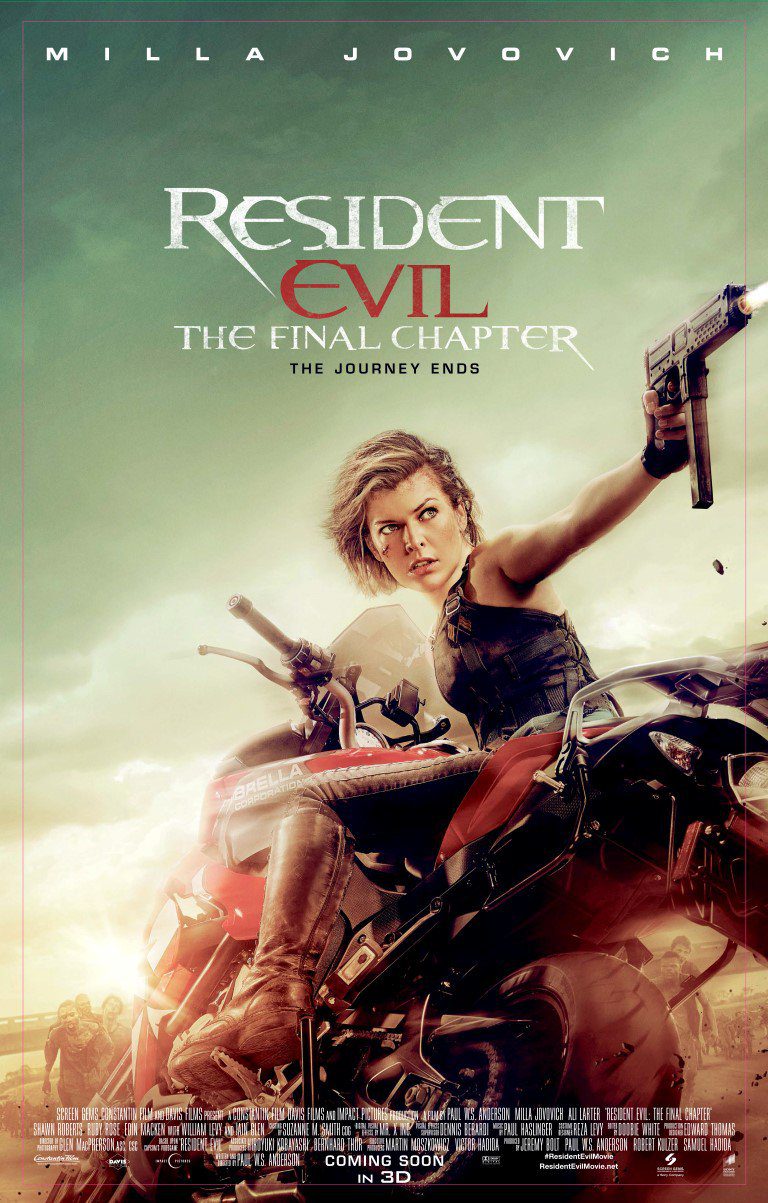 ดูหนังออนไลน์ฟรี Resident Evil 6: The Final Chapter อวสานผีชีวะ