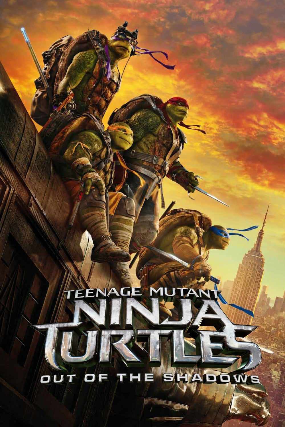 ดูหนังออนไลน์ฟรี Teenage Mutant Ninja Turtles: Out of the Shadows