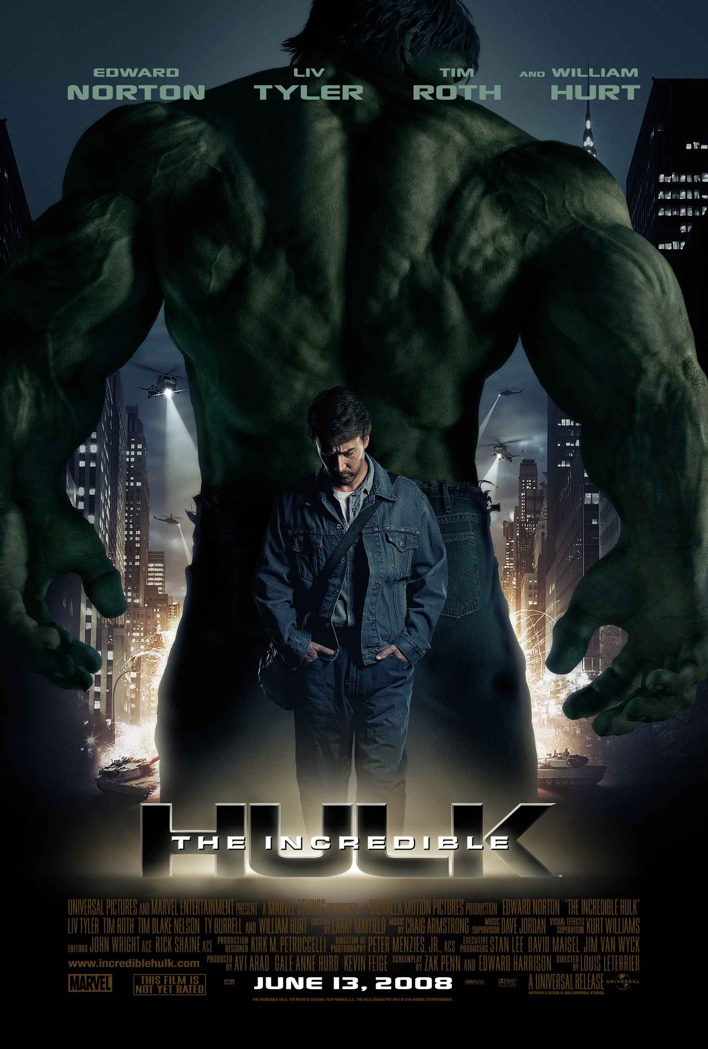 ดูหนังออนไลน์ฟรี The Incredible Hulk มนุษย์ตัวเขียวจอมพลัง