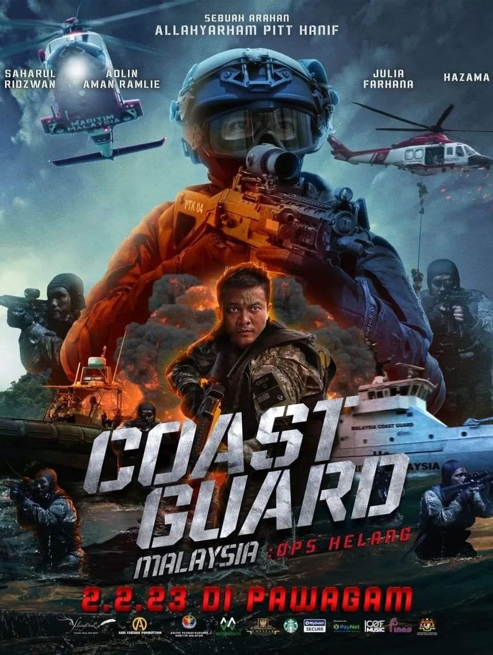 ดูหนังออนไลน์ฟรี Coast Guard Malaysia- Ops Helang